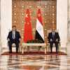 الرئيس المصري عبد الفتاح السيسي ونظيره الصيني شي جينبينغ