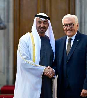 رئيس ألمانيا يستقبل الشيخ محمد بن زايد