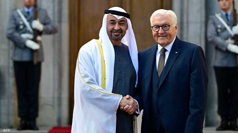 رئيس ألمانيا يستقبل الشيخ محمد بن زايد