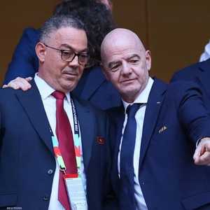 فوزي لقجع رئيس الاتحاد المغربي لكرة القدم ورئيس الفيفا