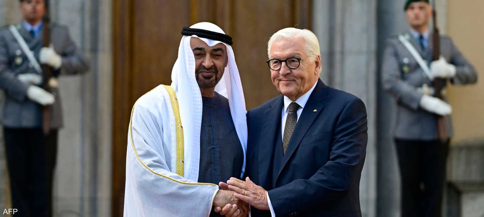 الشيخ محمد بن زايد وفرانك فالتر شتاينماير