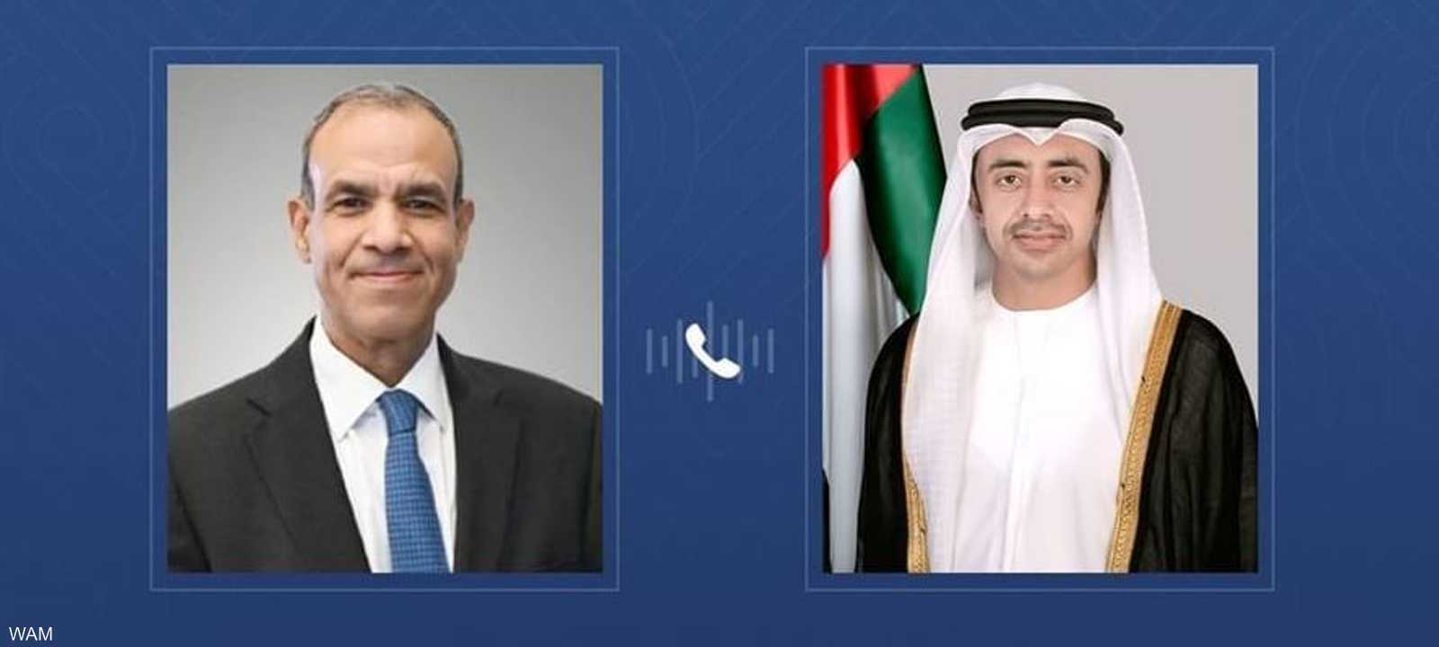 عبد الله بن زايد وبدر عبد العاطي