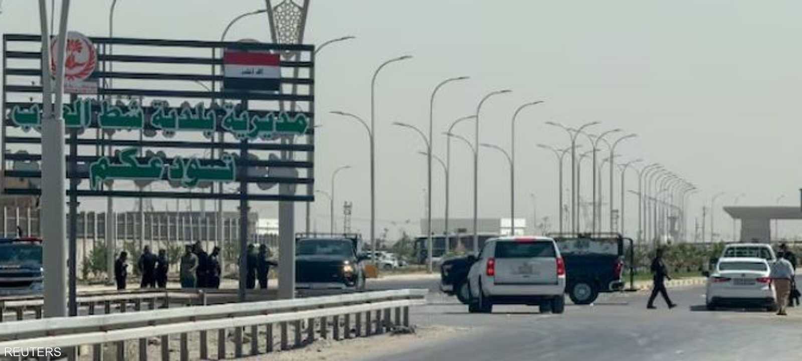 معبر شلامجة الحدودي بين العراق وإيران