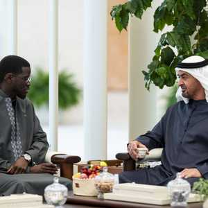 رئيس دولة الإمارات ورئيس السنغال يبحثان مؤتمر المياه 2026