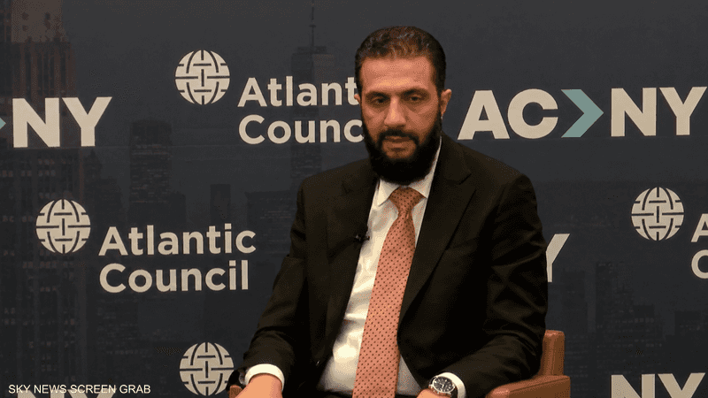 الشرع: نأمل أن يكون هناك سلام دائم بين سوريا وإسرائيل