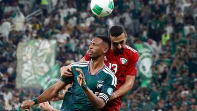 جانب من مباراة السعودية والكويت في "خليجي 27"