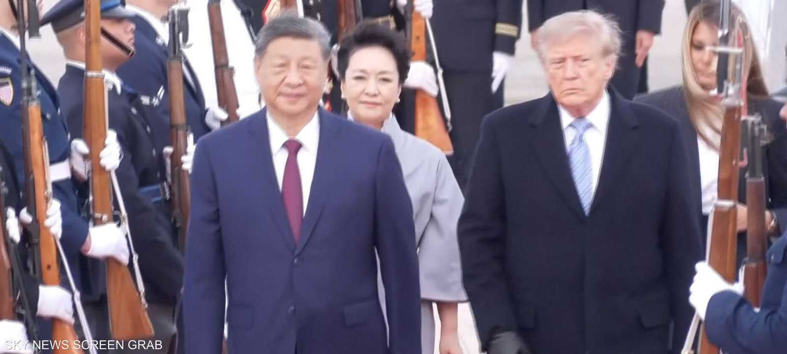الرئيس الأميركي يستقبل نظيره الصيني لدى وصوله ولاية ميريلاند