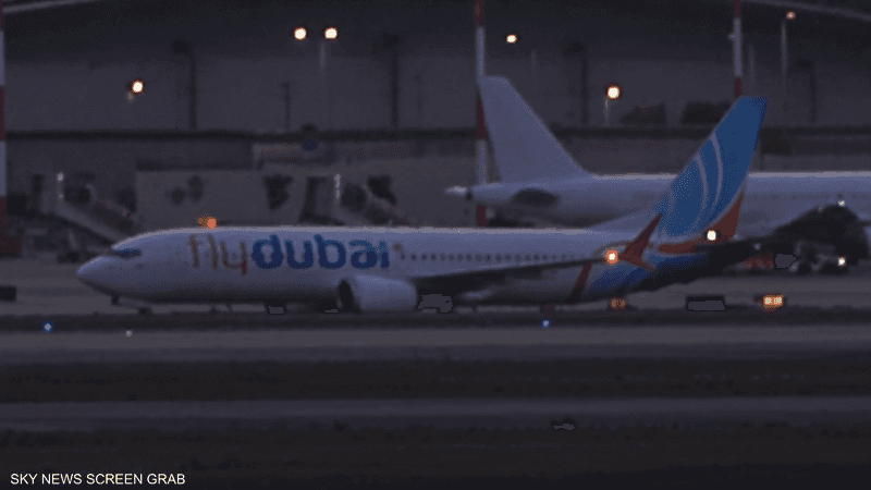 طائرة "فلاي دبي" البديلة تهبط بمطار بن غوريون