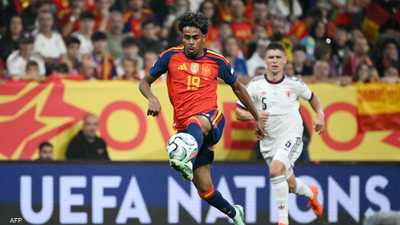لاعب المنتخب الإسباني، المهاجم لامين يامال