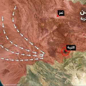 الحوثيون يقطعون طريق تعز عدن ويدخلون مدينة التربة