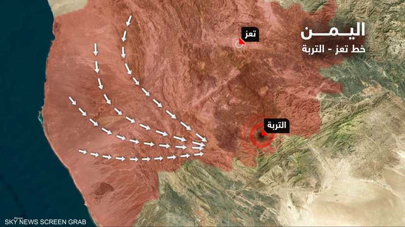 الحوثيون يقطعون طريق تعز عدن ويدخلون مدينة التربة