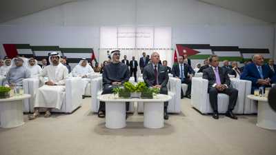 ملك الأردن وولي عهد أبوظبي