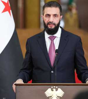 الرئيس السوري أحمد الشرع