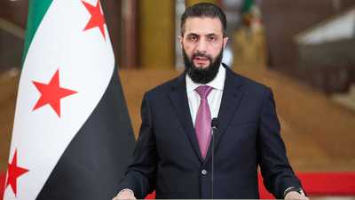 الرئيس السوري أحمد الشرع