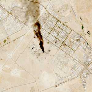 سقطت شظايا الصاروخ البالستي بعد اعتراضه وتدميره