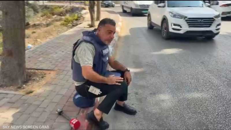 مراسل سكاي نيوز عربية فراس لطفي في رام الله