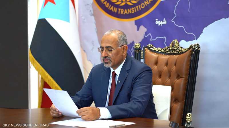 رئيس المجلس الانتقالي الجنوبي عيدروس الزبيدي