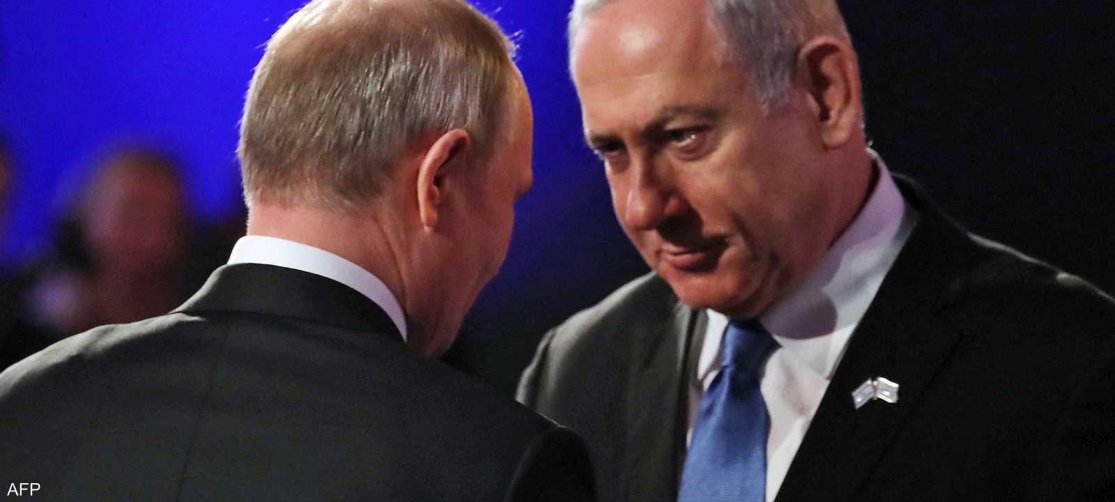 أرشيفية للقاء سابق بين نتنياهو وبوتين يعود لعام 2020