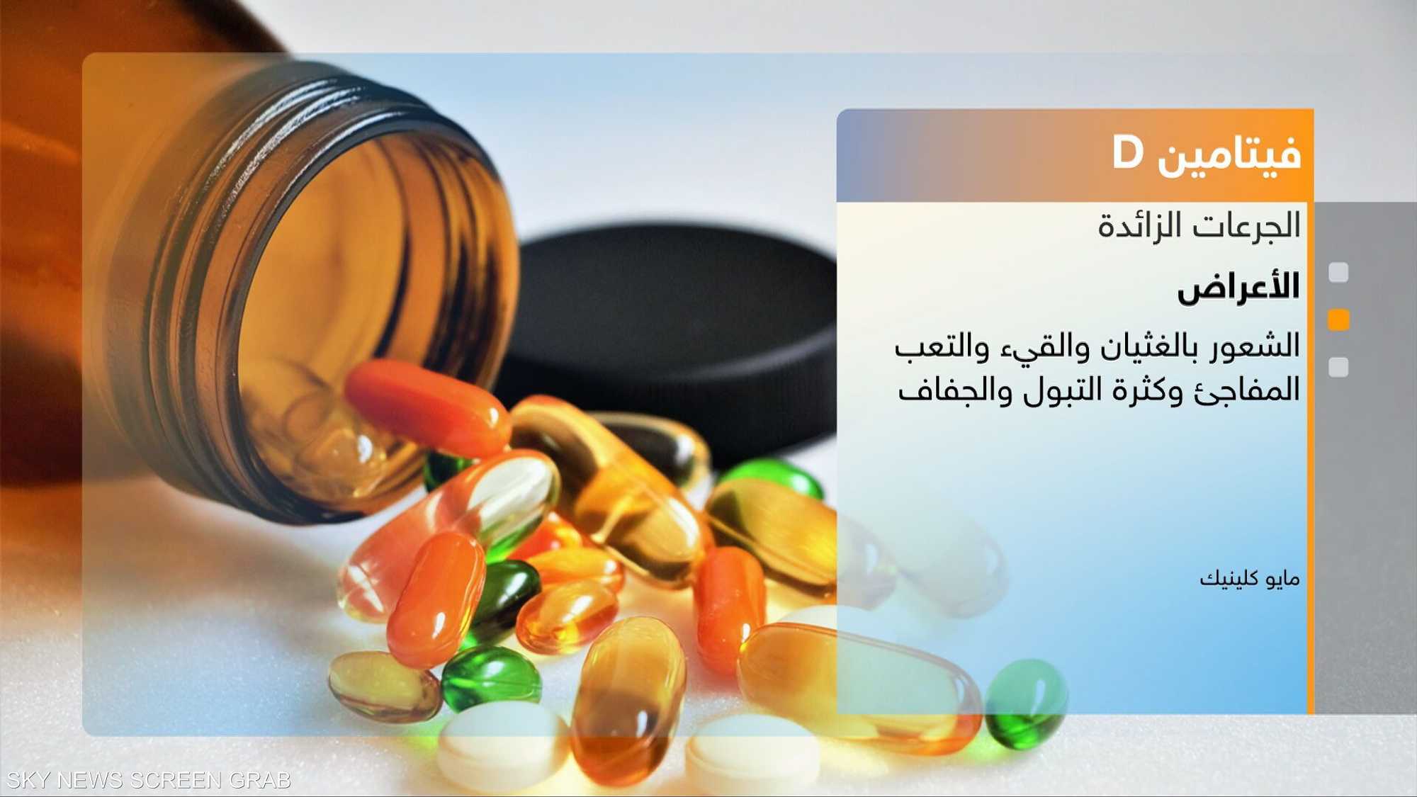 خطر خفي بجرعات فيتامين "D"