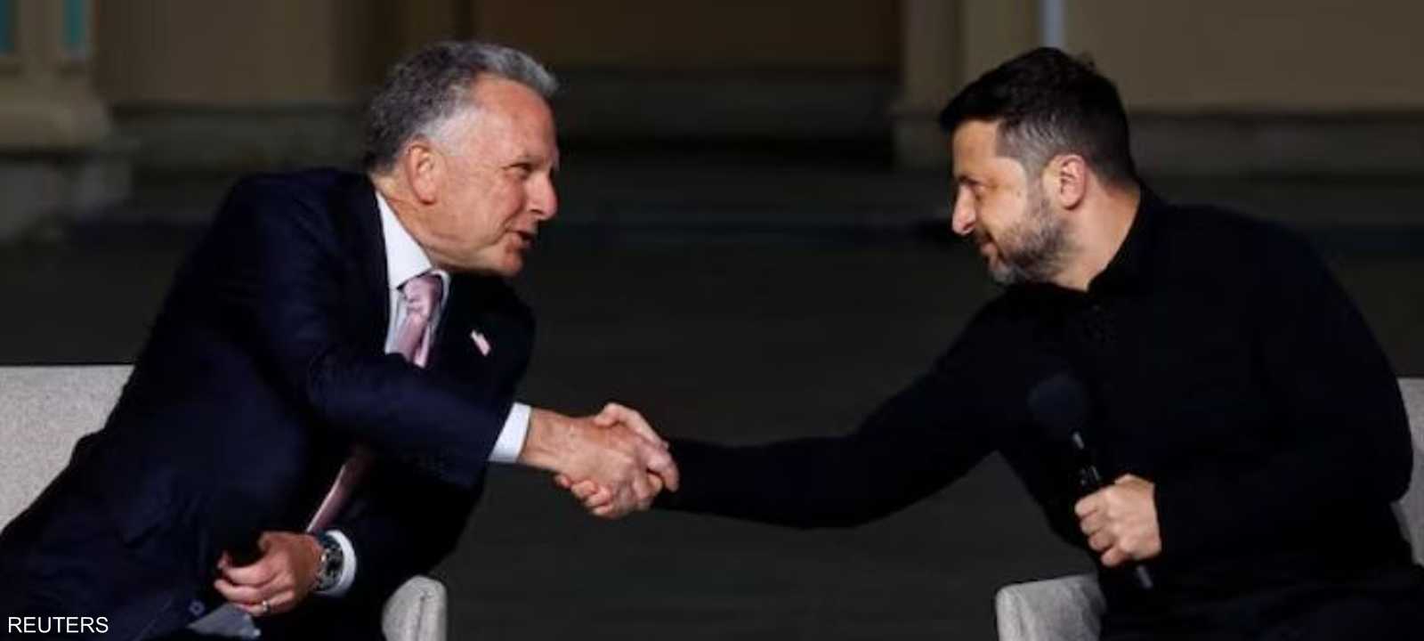 زيلينسكي يلتقي مبعوث ترامب لترميم العلاقة مع واشنطن