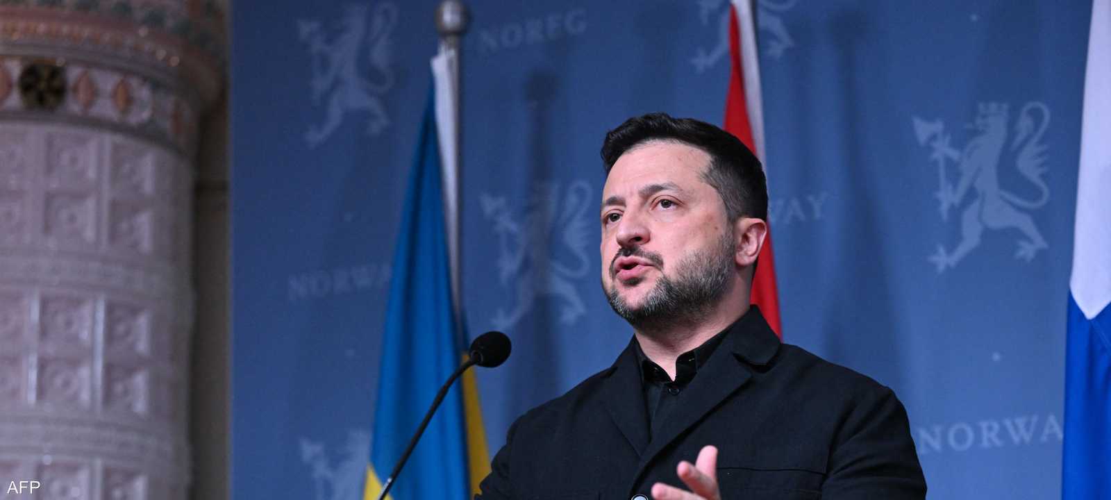 الرئيس الأوكراني فولوديمير زيلينسكي