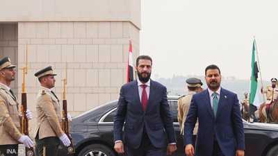 الشرع يسقبل الزيدي في دمشق