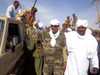 هلال (يسار) كان من أبرز مؤيدي الحكومة السودانية