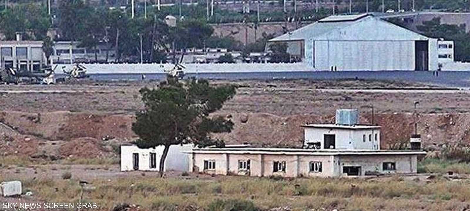 جانب من مطار المزة العسكري (أرشيف)