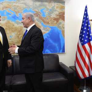 نتانياهو وبومبيو في لقاء سابق