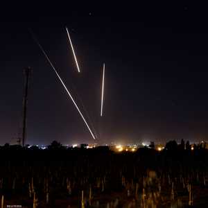 أرشيفية لصواريخ أطلقت من قطاع غزة