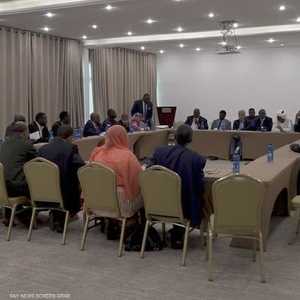 جانب من الاجتماعات في القاهرة