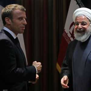 حسن روحاني وإيمانويل ماكرون