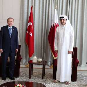 الرئيس التركي وأمير قطر