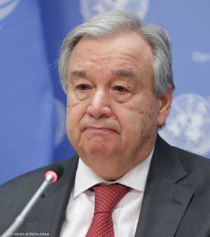الأمين العام للأمم المتحدة أنطونيو غوتيريش