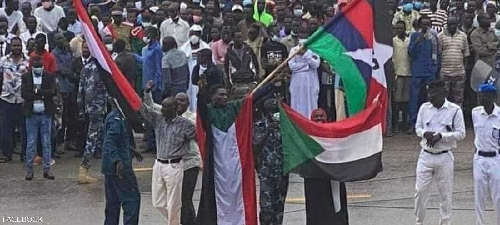 جانب من احتفالات التوقيع في جوبا