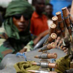 أحد عناصر الحركات المسلحة في دارفور