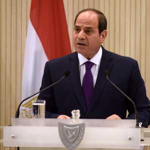 الرئيس المصري عبد الفتاح السيسي