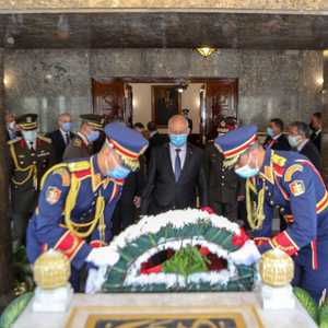 الرئيس التونسي يزور أضرحة عبد الناصر والسادات