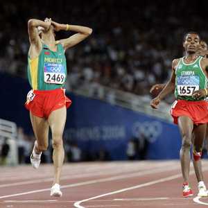 الكروج لحظة تحقيق ذهبية عام 2004