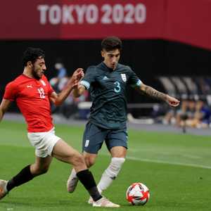 من مباراة مصر والأرجتين في أولمبياد طوكيو