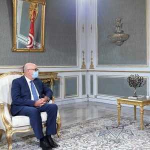 جانب من لقاء سعيد بمحافظ البنك المركزي