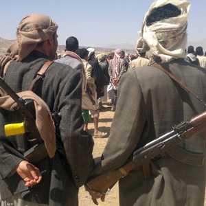 أرشيفية لعناصر من ميليشيا الحوثي الإرهابية