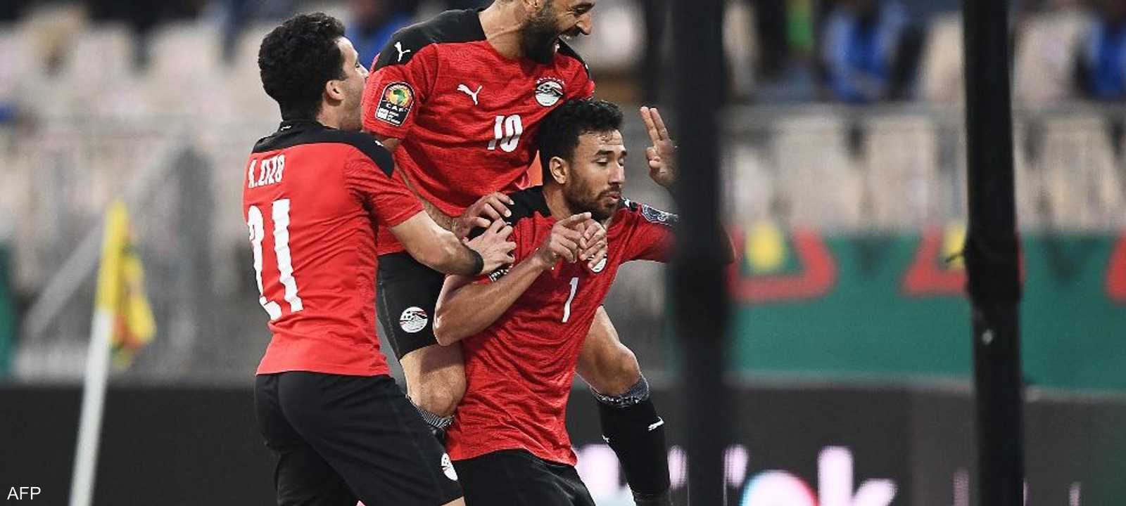 فرحة مصرية بالهدف