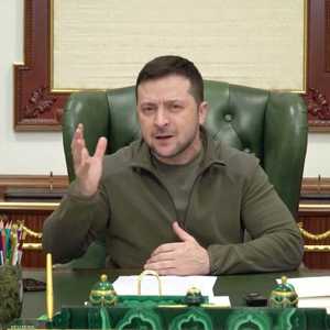 الرئيس الأوكراني، فولوديمير زيلينسكي