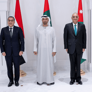 رئيس دولة الإمارات استقبل رئيسي وزراء الأردن ومصر