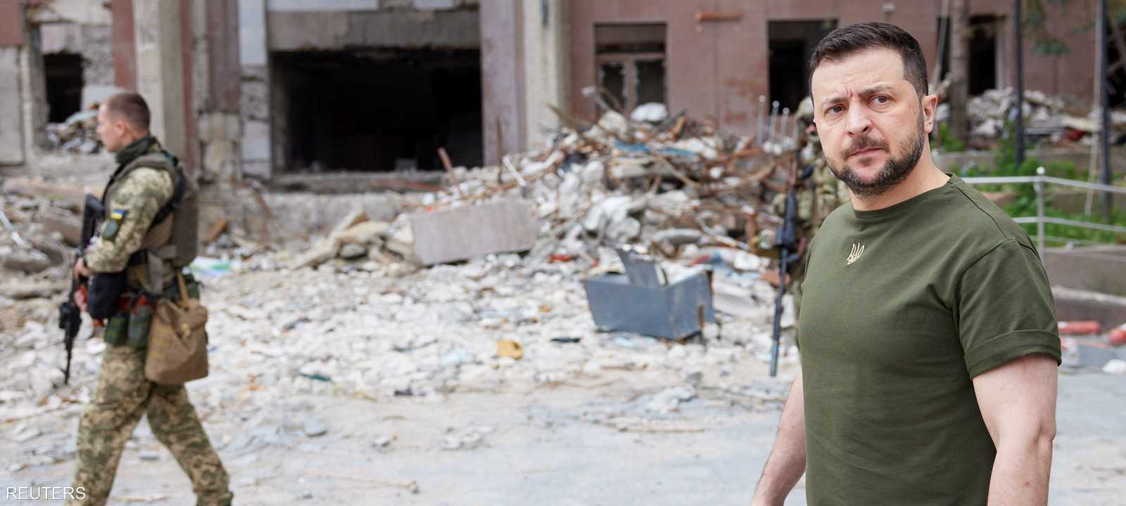 الرئيس الأوكراني فولوديمير زيلينسكي