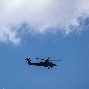 مروحية أميركية تحلق في الأجواء السورية - أرشيفية