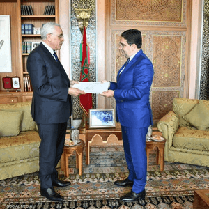 وزير الخارجية المغربي استقبل وزير العدل الجزائري