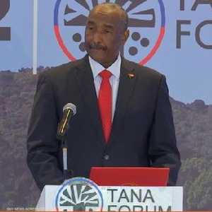 عبد الفتاح البرهان خلال مشاركته في منتدى تانا.