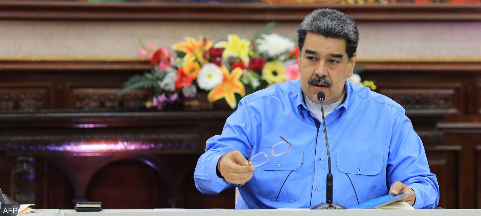 الرئيس الفنزويلي، نيكولاس مادورو